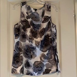 Ann-Taylor Silk Sleeveless Blouse, M